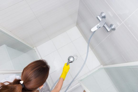 How to Clean a Dirty Shower Stall Without Getting Wet